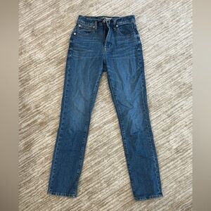 Madewell the high rise slim boyjean size 24